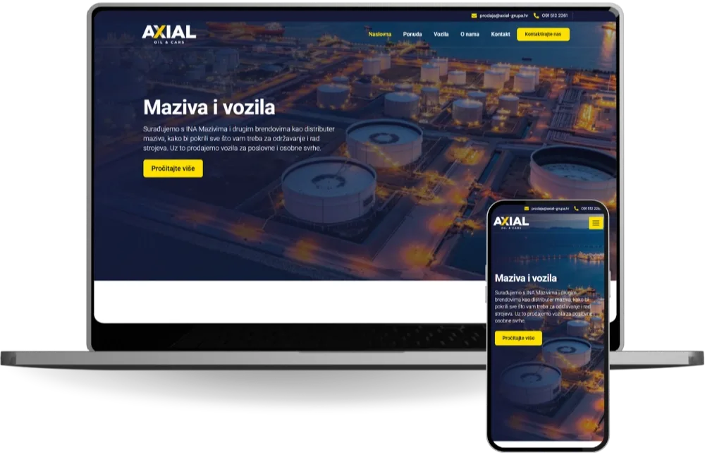Axial Grupa — maziva i vozila
