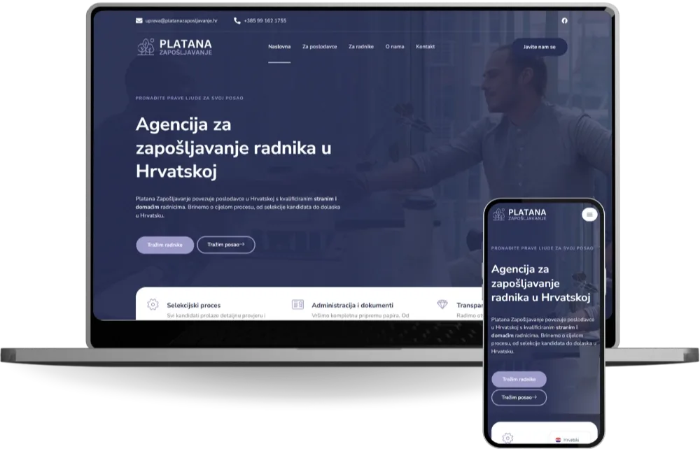 Platana zapošljavanje — agencija za zapošljavanje radnika u Hrvatskoj